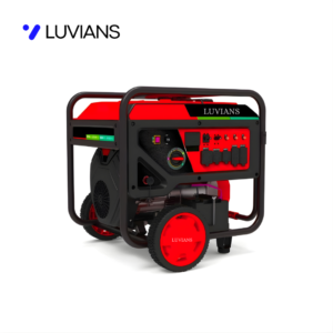 LUVIANS 15,000/12,000-Watt Gas Portable Generator with Electric Start & Lift Hook