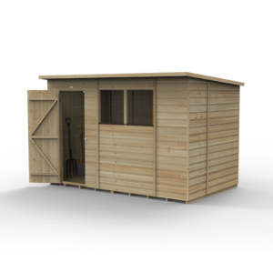 10 x 6 Beckwood Pent Shed with 2 Windows